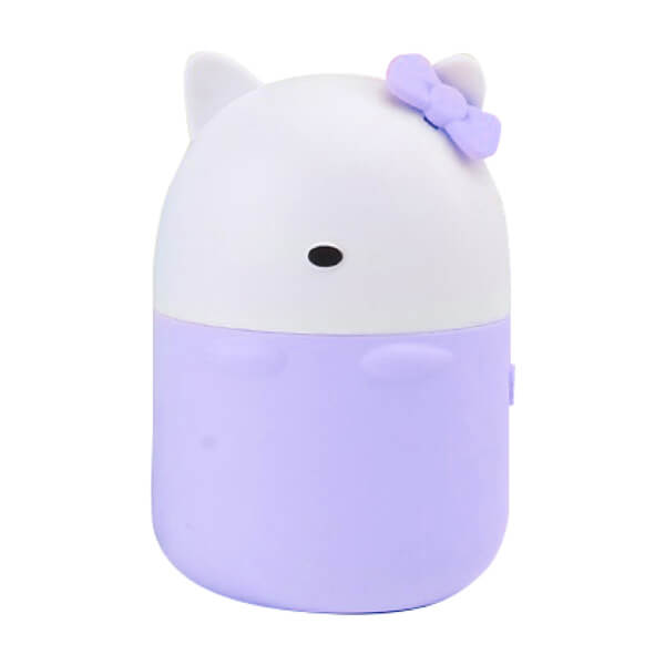 馬卡龍-貓咪造型風扇-紫色