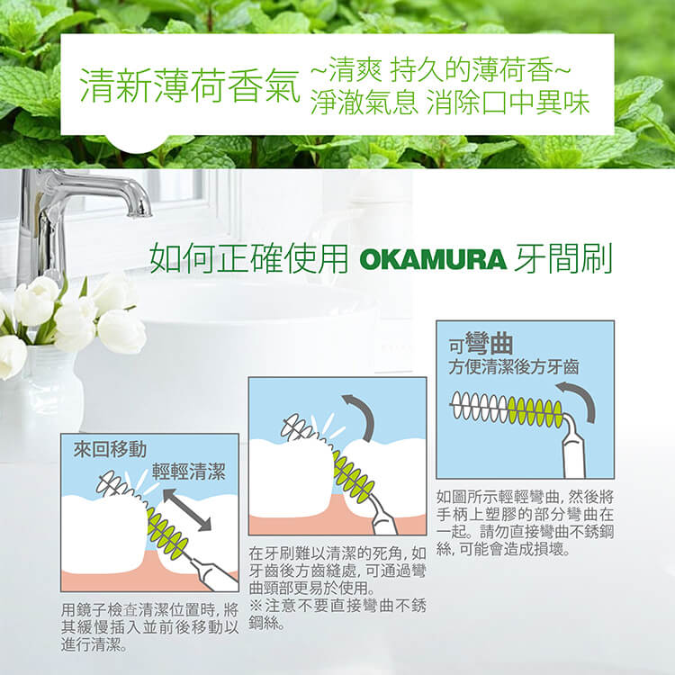 岡村-牙間刷i型4S-15入-產品詳情圖 岡村-牙間刷i型4S-15入-產品詳情圖